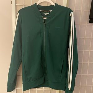 adidas neo sample zip up sweatshirt